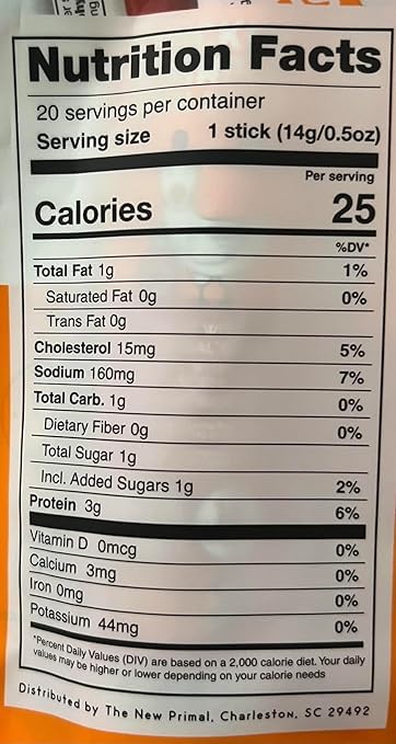 (Pack Of 2) Chicken & Maple Mini Sticks By The New Primal, Gluten Free Healthy Snacks For Kids, Low Sugar High Protein Back To S