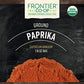 Frontier Co-op Organic Ground Paprika 7.16 oz Stand Up Resealable Bag - Paprika Powder Seasoning - Restaurant Supply
