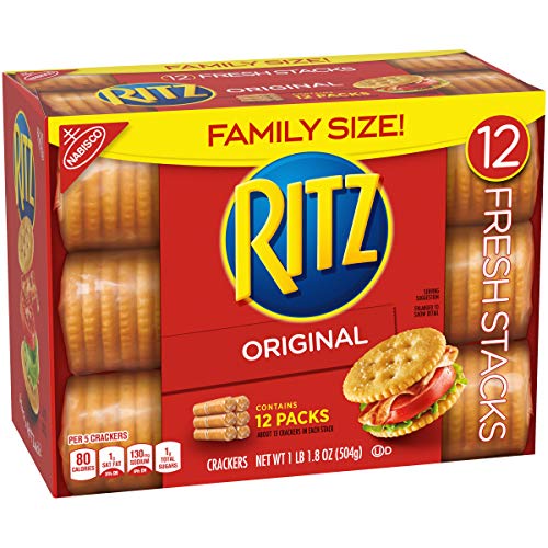 Ritz Fresh Stacks Original Crackers, Family Size, 17.8 Oz (12 Stacks)