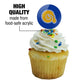 Albany State University Primary Logo Cupcake Picks Toppers Decoration Set Of 6