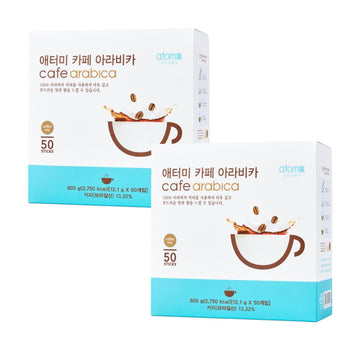 Atomy Cafe Arabica Instant coffee mix - 100 sticks Arabica Coffee (50 Sticks X 2 packs)