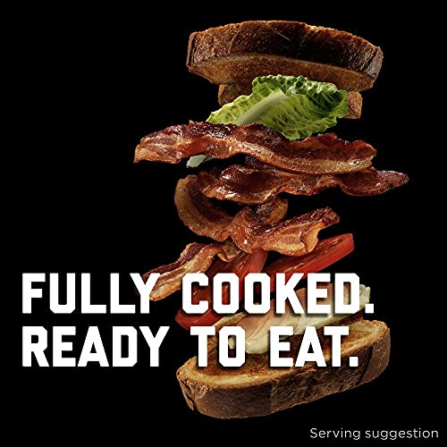 HORMEL BLACK LABEL Fully Cooked Thick Bacon Snacks, 10.5 Ounce, Pack of 1