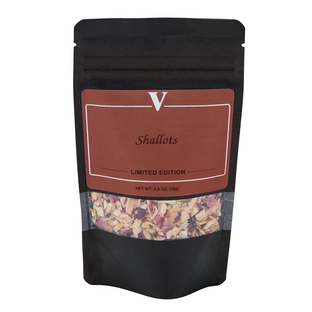 Shallots- Ready To Use Dried Shallots For Salads, Dips, Soups Or Any Recipe That Calls For Fresh Onions Or Shallots. (.9 Ounce P