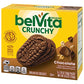 belVita Breakfast Bars Biscuits, Chocolate, 30 Total Packs, 6 Boxes (4 Biscuits Per Pack)