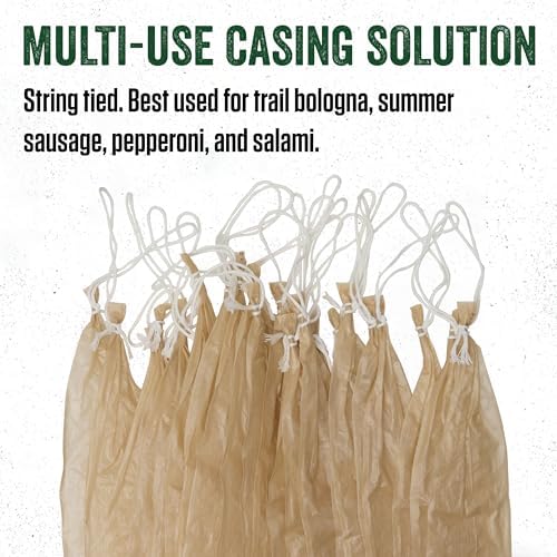 LEM Products Clear Fibrous Casings, Non-Edible Sausage Casings, 2.5 x 20 Inch, Model 124B, 25 Count Pack