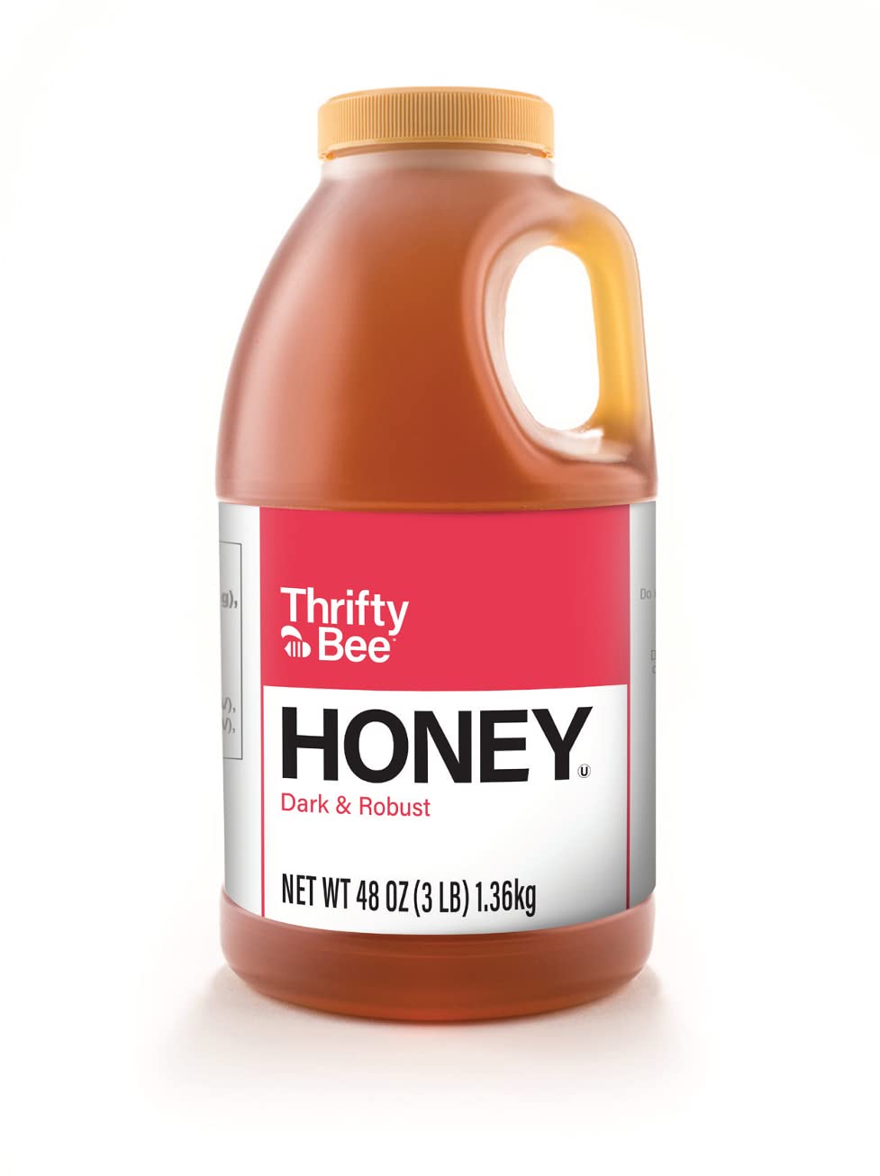 Thrifty Bee Honey Bulk Jug, 48 Ounce (3 LB), 100% Pure Honey
