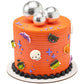 Skull, Pumpkin, Bat, Witch, Cat, And Monster Edible Sugar Cake Toppers, 12 Count