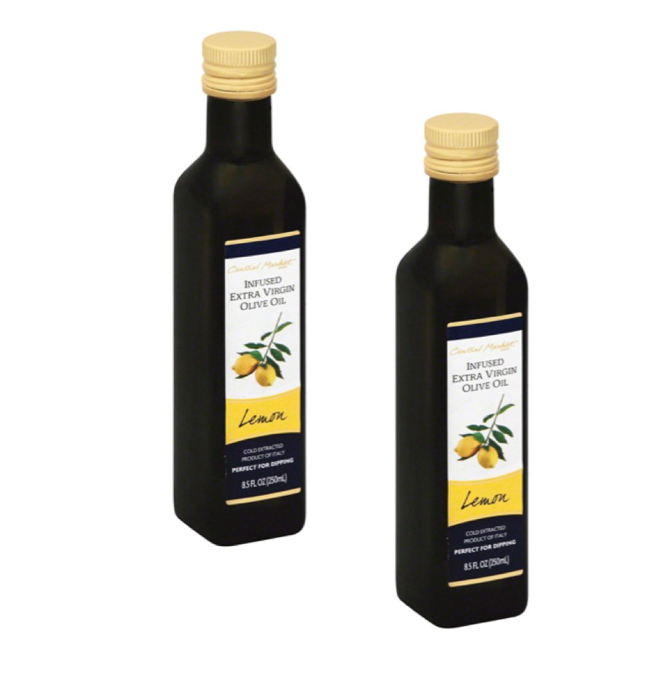 Central Market Lemon Infused Extra Virgin Olive Oil, 8.5 oz 2-pack (17 total ounces)