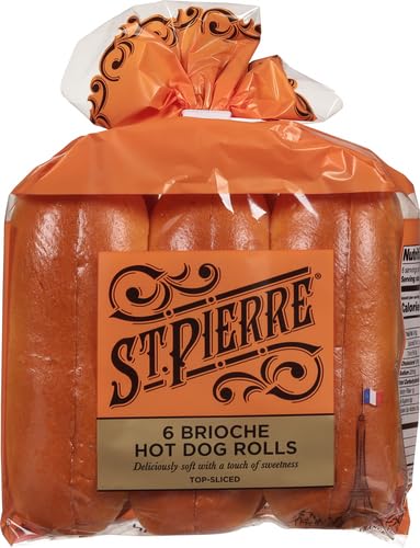St. Pierre, Brioche Hot Dog Rolls (6 Count)