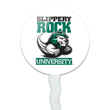 Slippery Rock Secondary Logo Cupcake Picks Toppers Decoration Set Of 6