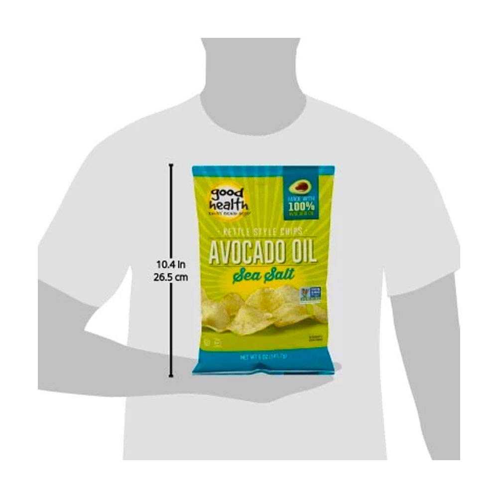 Good Health Kettle Style Chips, Avocado Oil Sea Salt Chips, 5 Oz