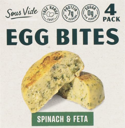 Les Trois Petits Cochons Egg Bite With Spinach & Feta, 8.4 Oz