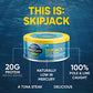 Wild Planet Skipjack Wild Tuna, Sea Salt, Canned Tuna, Pole & Line Sustainably Wild-Caught, Non-Gmo, Kosher, 5 Ounce Can (Pack O