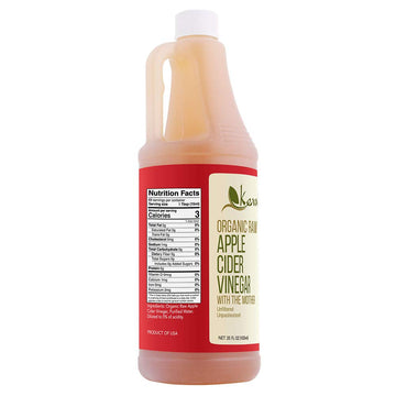 Kevala Organic Raw Apple Cider Vinegar - 35 Fl Oz - Gluten-Free, Allergen-Free