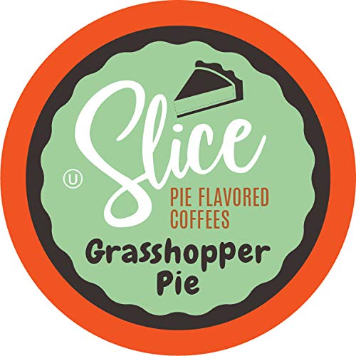 Slice Coffee Grasshopper Pie Coffee, Compatible with K Cup Brewers, 40 Count