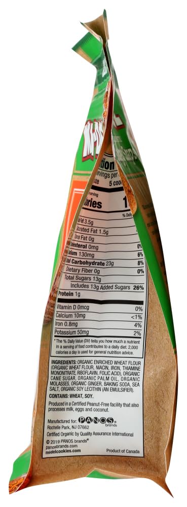 Mi-Del Organic ginger Snaps - 8 oz