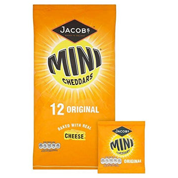 Jacob's Cheese Mini Cheddars 25g x - 12 per pack