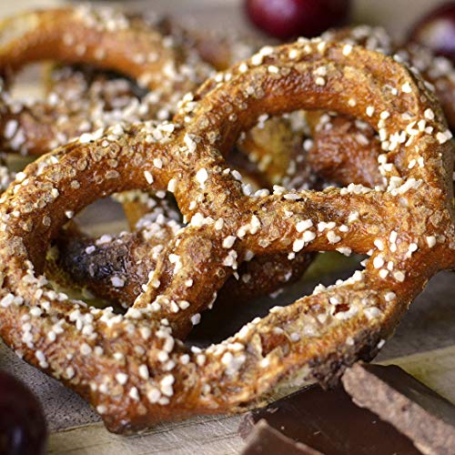 Unique Pretzels - Extra Salt Splits Pretzels Delicious Vegan Snack Pretzels Large Ou Kosher Pretzels 11 Ounce Bag