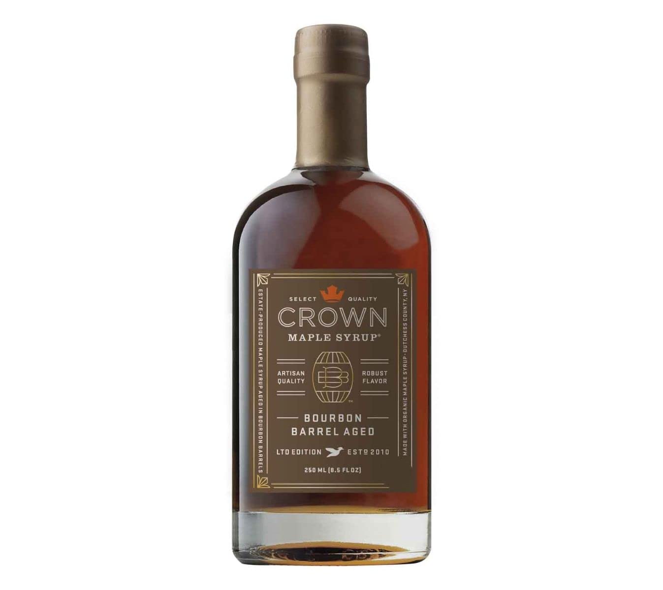 Crown Maple Syrup Bourbon Barrel Aged, 8.5 fl oz, Pack of 1