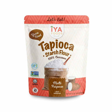 Iya Foods Tapioca Starch Flour - All Purpose Flour, Grain-Free, Non-Gmo & Kosher Verified - Made From 100% Yuca Root - No Preser