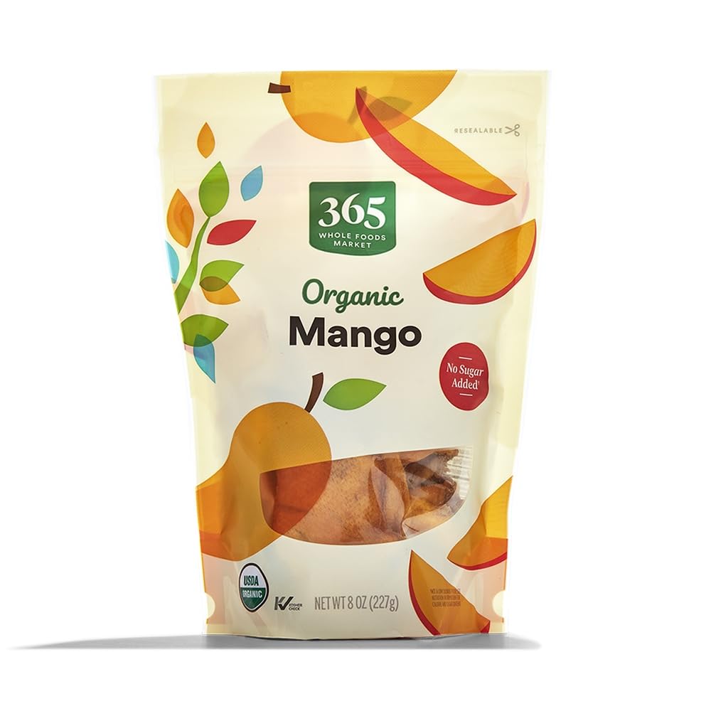 365 By Whole Foods Market  Organic Dried Mango  8 Ounce