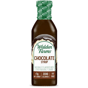 Walden Farms Chocolate Syrup - Calorie-Free, Sugar-Free, Keto-Friendly, 12 oz Bottle