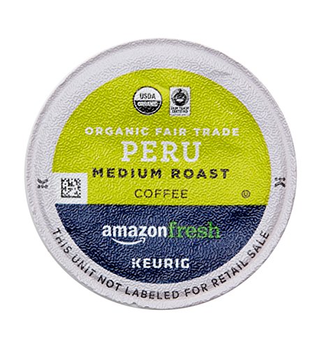 large online retailerFresh Organic Fair Trade K-Cups, Peru Medium Roast, 80 Count, Compatible with Keurig K-Cup Brewer