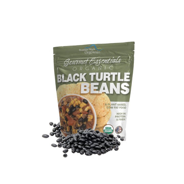 Mountain High Organics, Certified USDA Organic Dry Black Beans, Non-GMO, Vegan, Whole Dried Black Beans, Plant Based Protein and