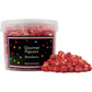 The Hampton Popcorn Company Red Popcorn Bucket with Scoop, 20 Ounce Strawberry Flavored Tub