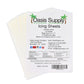 Oasis Supply Ultra Flexible Icing Sheets, Frosting Sheets, 8.5 x 11, 12 Count, Made in the USA