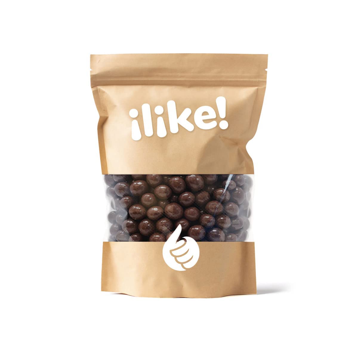 ILIKE! Dark Chocolate Covered Espresso Coffee Beans Candy, 2 lb Bag