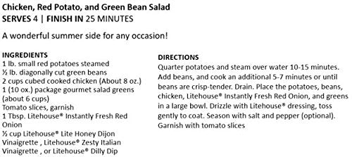 LITEHOUSE Freeze Dried Red Onion, Organic, Non-GMO, Gluten-Free, 0.6 Ounce (Pack of 6)