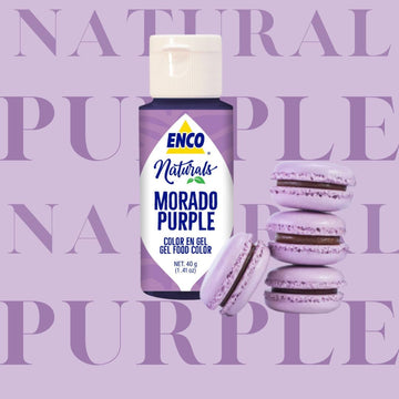 Enco Naturals Food Coloring Gel Purple 1.41 Oz (40G) Concentrated