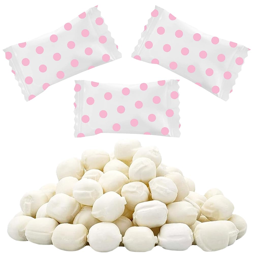 Fruidles Buttermints, Fat-Free After Dinner Mints, Individually Wrapped, 110 Pieces, Pastel Pink