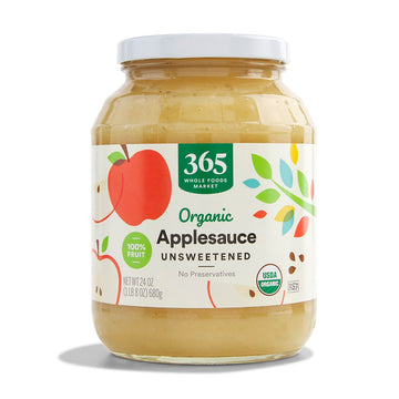 365 by Whole Foods Market  Organic Unsweetened Apple Sauce  24 Ounce