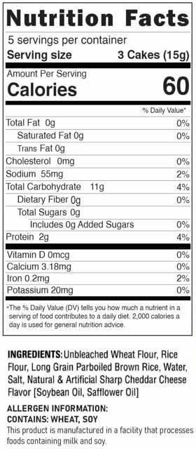 Kim'S Magic Pop Freshly Popped Rice Cakes | Keto | Cheddar Cheese Flavor | 12 Pack | Low Carb, Sugar Free, Fat Free, Natural, Mu