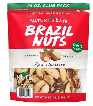 Natures Eats Brazil Nuts 24oz