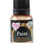 Ready-To-Use Metallic Dark Gold 100% Edible Food Paint For Cake And Icing Decoration By Rainbow Dust