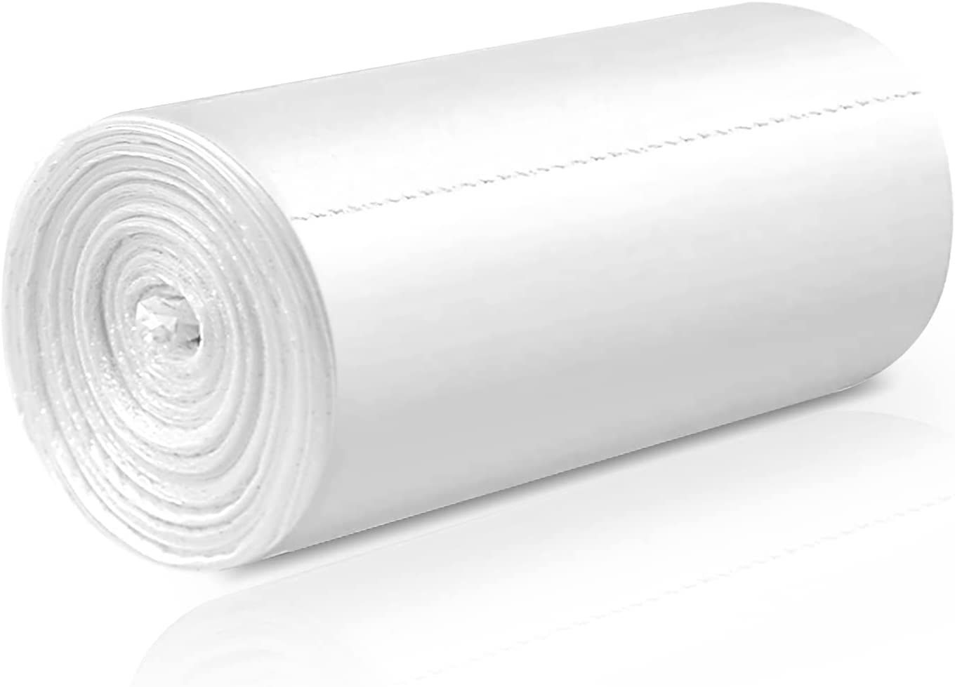 Waikas 8 Gallon Trash Bags, 50 Counts, 55 * 65Cm, 6.75G/Pcs,Unscented, Fit Medium Trash Can For Kitchen Bathroom Bedroom Office,