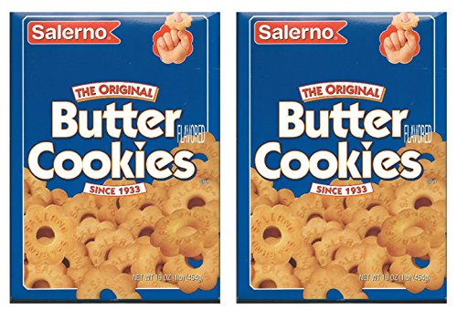 Salerno Butter Cookies - 2 Pack (16 Oz Each)