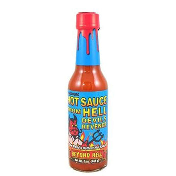 ASS KICKIN Hot Sauce From Hell - Gourmet Habanero Sauce with Capsicum Extract - 5 Fl Oz