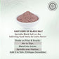 Pride Of India Himalayan Black Rock Salt, Fine Grind, 2.2 lb (Pack of 6), 84+ Minerals, Ideal for Cooking and Bathing