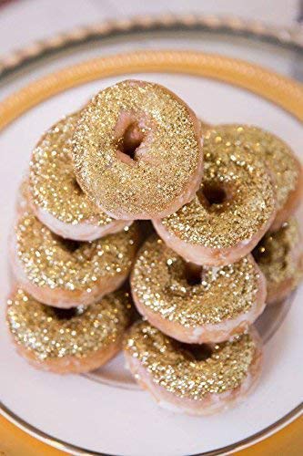 24K Gold Luxury Cake Disco Diamond Dust, 6 Grams, Usa Made
