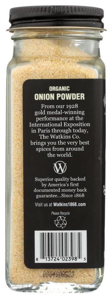 Watkins Ssnng Onion Powder Org, 2.8 Oz (Pack Of 3)