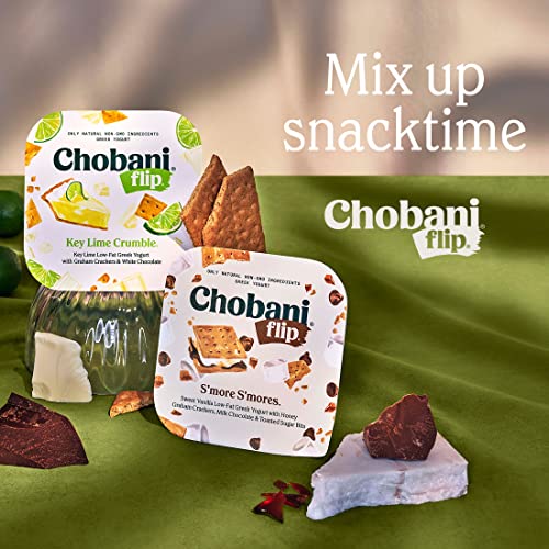 Chobani, Flip, Low-Fat Greek Yogurt Cookies & Cream, 4.5oz