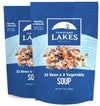 Thousand Lakes 32 Bean And 8 Vegetable Dry Soup Mix - 2-Pack 16 Ounces (2 Pounds Total) | Low Sodium | No Fat | High Fiber | 40+