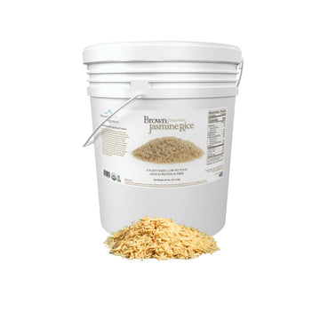 Mountain High Organics Inc. Certified Organic Jasmine Brown Rice 6G Bucket (40LBS)