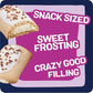 Pop-Tarts Baked Pastry Bites, Kids Snacks, School Lunch, Frosted Cinnamon Roll (5 Boxes, 25 Pouches)