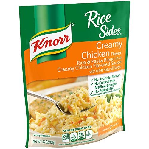 Knorr Rice Side Dish, Creamy Chicken, 5.7 Oz (Pack Of 4)