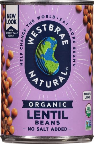 WESTBRAE NATURAL Organic Lentils, 15 OZ